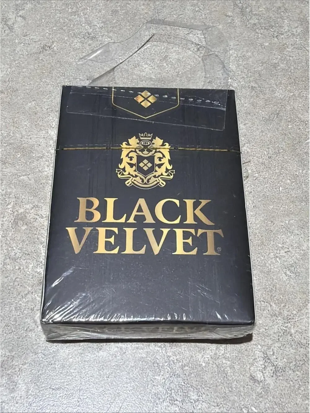 Black Velvet Whiskey Playing Card Deck NEW SEALED 2014 Barware Poker Gambling